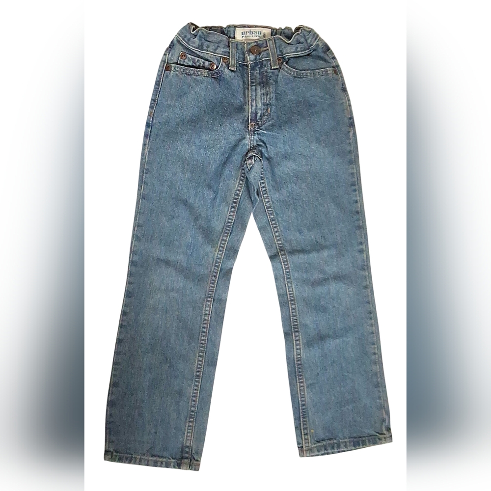 Urban Pipeline Boys Classic Blue Denim Jeans Size 8Slim